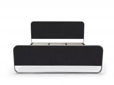 Chloe King Size Double Bed in Black Color